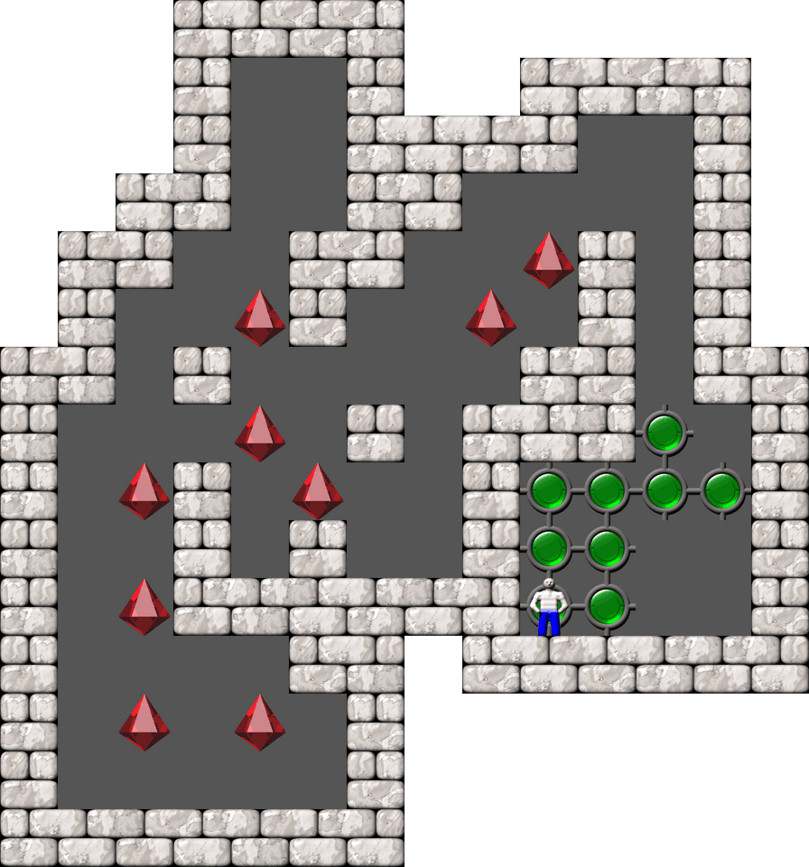 Sokoban Alberto Garcia Arranged level 212